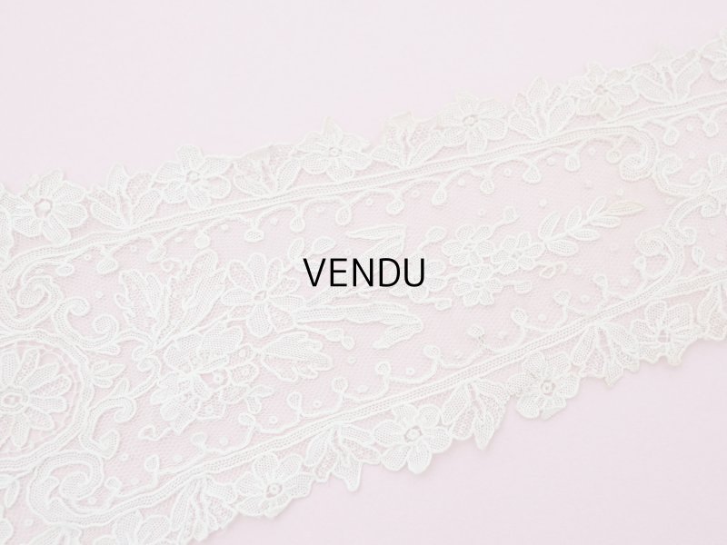 画像13: 19世紀 アンティーク ポワンドガーズのバルブ・ド・ボネ【ポワン・ド・ガーズ】