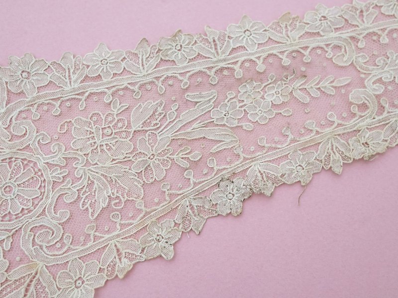 画像15: 19世紀 アンティーク ポワンドガーズのバルブ・ド・ボネ【ポワン・ド・ガーズ】