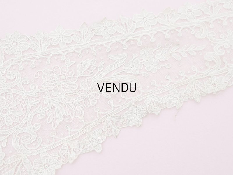 画像15: 19世紀 アンティーク ポワンドガーズのバルブ・ド・ボネ【ポワン・ド・ガーズ】