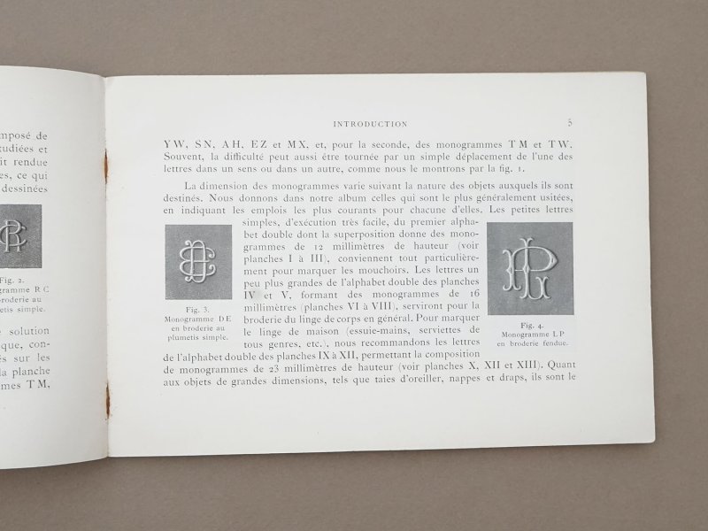 画像5: アンティーク DMC 刺繍図案帳 MONOGRAMMES ET ALPHABETS COMBINABLES - BIBLIOTHEQUE D.M.C -