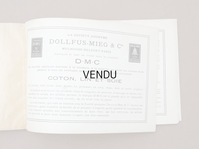 画像17: アンティーク DMC 刺繍図案帳 MONOGRAMMES ET ALPHABETS COMBINABLES - BIBLIOTHEQUE D.M.C -