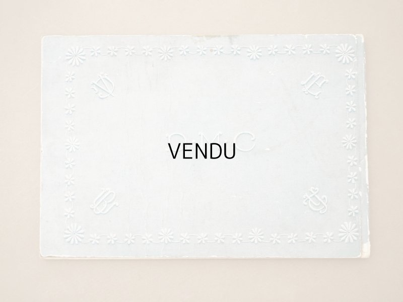 画像2: アンティーク DMC 刺繍図案帳 MONOGRAMMES ET ALPHABETS COMBINABLES - BIBLIOTHEQUE D.M.C -