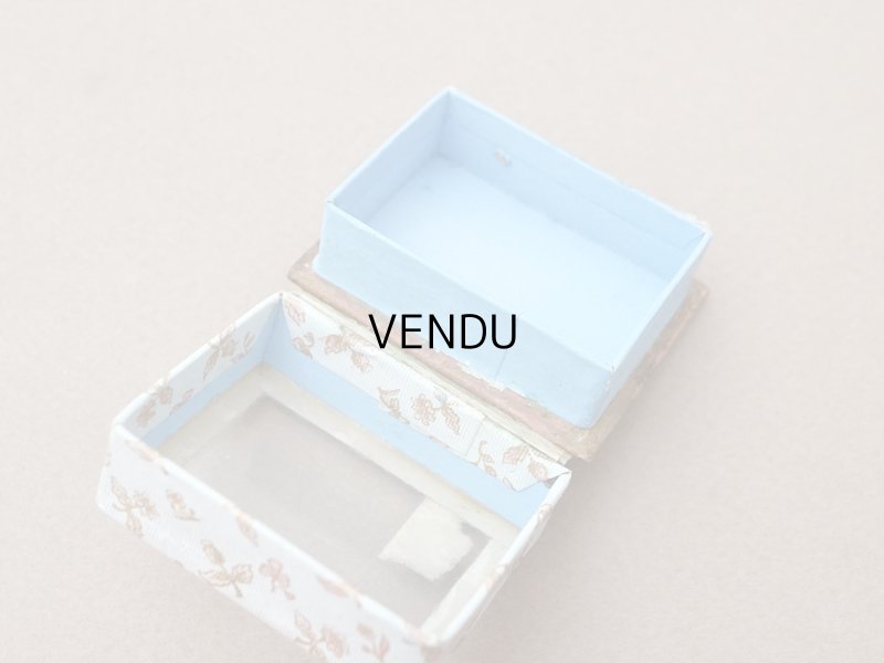 画像7: アンティーク とても小さなエパングルケース ガラスの蓋の紙箱 - GRANDES MAGASINS DU PRINTEMPS -