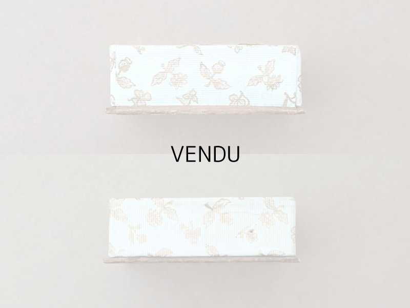画像4: アンティーク とても小さなエパングルケース ガラスの蓋の紙箱 - GRANDES MAGASINS DU PRINTEMPS -