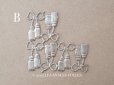 画像5: 1900年頃 アンティーク 小さなタッセル ダイカットクロモ 5〜6点のセット