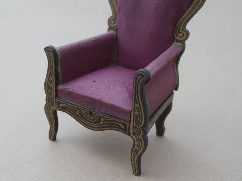 画像4: 19世紀 アンティーク ミニョネット用 チェア ドール用 家具 