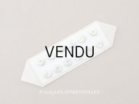 アンティーク マザーオブパール製 極小 ボタン 6mm 12ピース シェルボタン パウダーグリーン