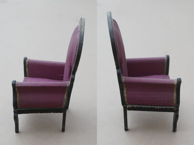 画像10: 19世紀 アンティーク ミニョネット用 チェア ドール用 家具 