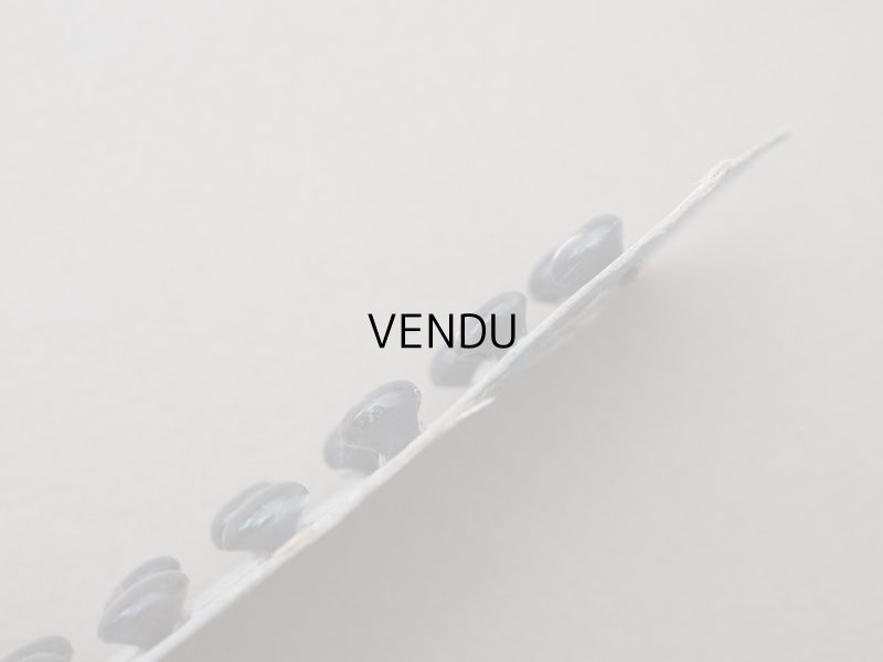 画像4: アンティーク マザーオブパール製 極小 ボタン 6mm 12ピース シェルボタン チャコールグレー