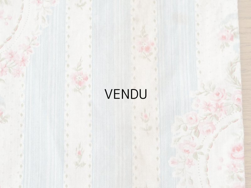 画像26: アンティーク 薔薇のメダイヨン ファブリック 120×295cm