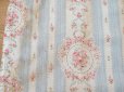 画像12: アンティーク 薔薇のメダイヨン ファブリック 120×295cm