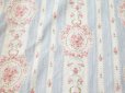 画像19: アンティーク 薔薇のメダイヨン ファブリック 120×295cm
