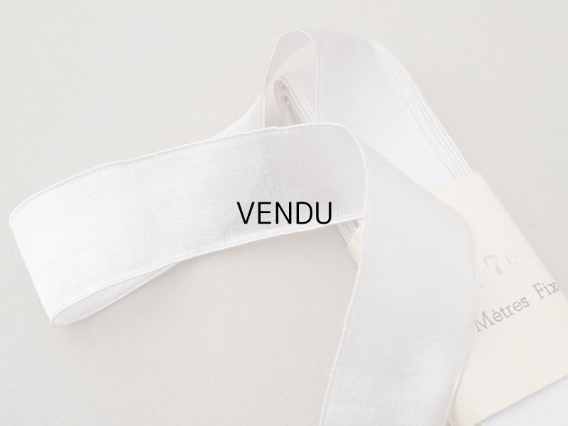 画像4: アンティーク オーガンジーのリボン パウダーパープル 10m 