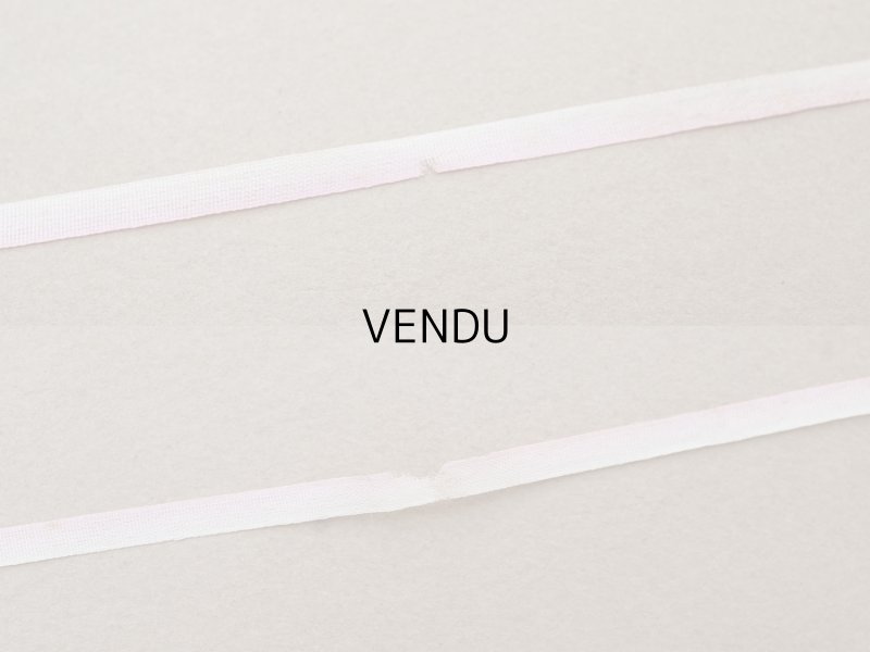 画像4: アンティーク  リボン刺繍 & ロココトリム用 シルク製 リボン パウダーピンクのグラデーション 3mm幅 3m