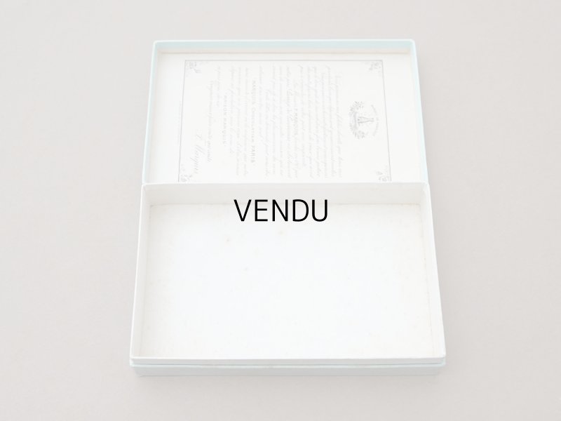 画像5: アンティーク ラングドシャのお菓子箱『ショコラ・フランソワ・ マルキ』LES LANGUES DOREES DE F.MARQUIS - CHOCOLAT FRANCOIS MARQUIS PARIS -