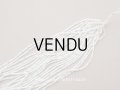 アンティーク 磨りガラス＆シルバー ガラスビーズ 7×2mm