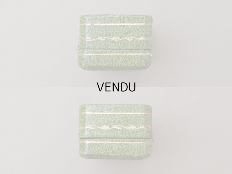 画像5: アンティーク リボン＆リーフのガーランド ジュエリーボックス グリーン