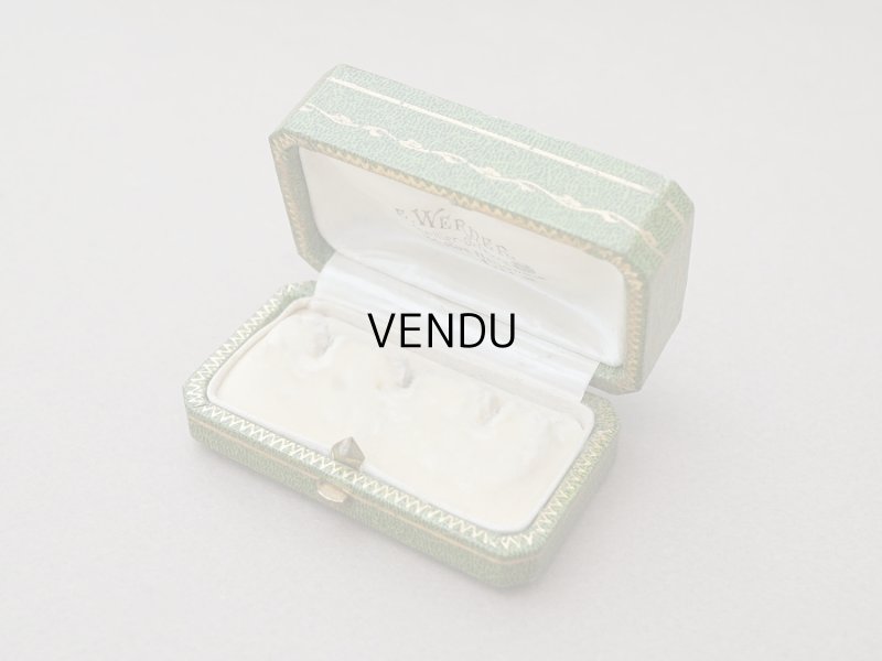 画像7: アンティーク リボン＆リーフのガーランド ジュエリーボックス グリーン