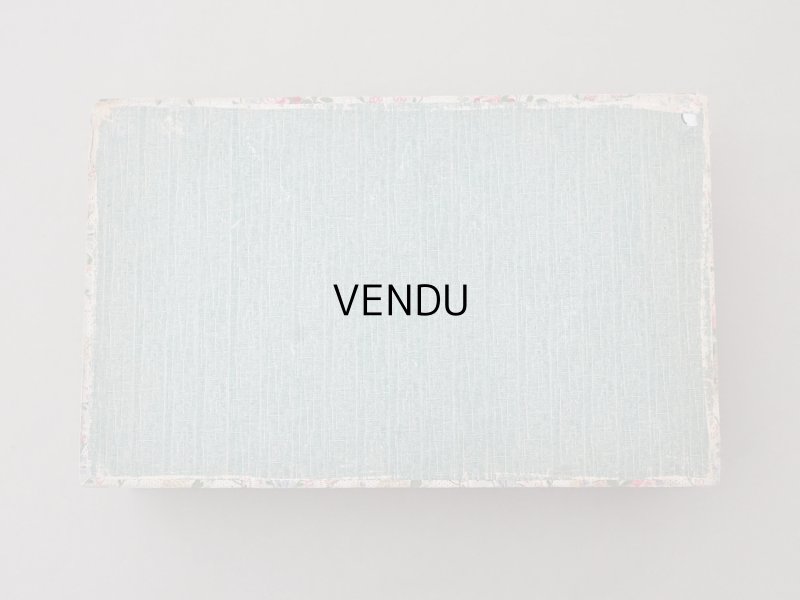 画像10: アンティーク ローズパニエ 大きなカルトナージュボックス 36×22.5×9.1cm