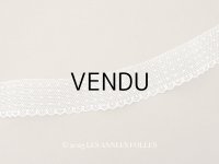 アンティーク ドット柄 スカラップ チュールレース 2.5cm幅