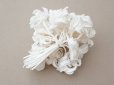 画像2: アンティーク ヒヤシンスの布花 ホワイト (2)