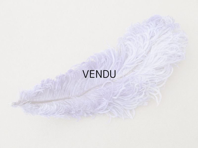 画像4: アンティーク 小さなフェザー ラヴェンダー 羽飾り 