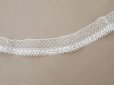 画像2: アンティーク ドット柄 スカラップ チュールレース 3.5cm幅 (2)