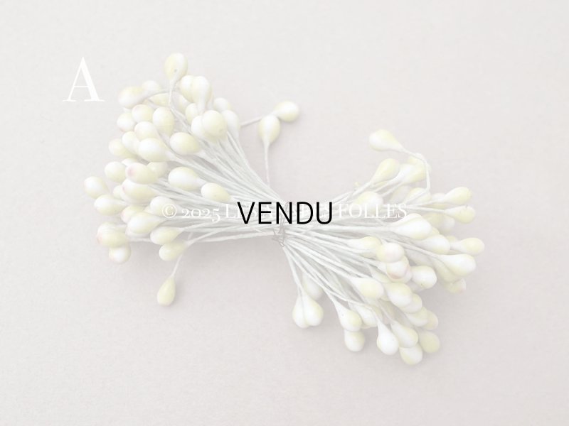 画像2: アンティーク 花芯  ペップ サーモンピンク＆グリーン