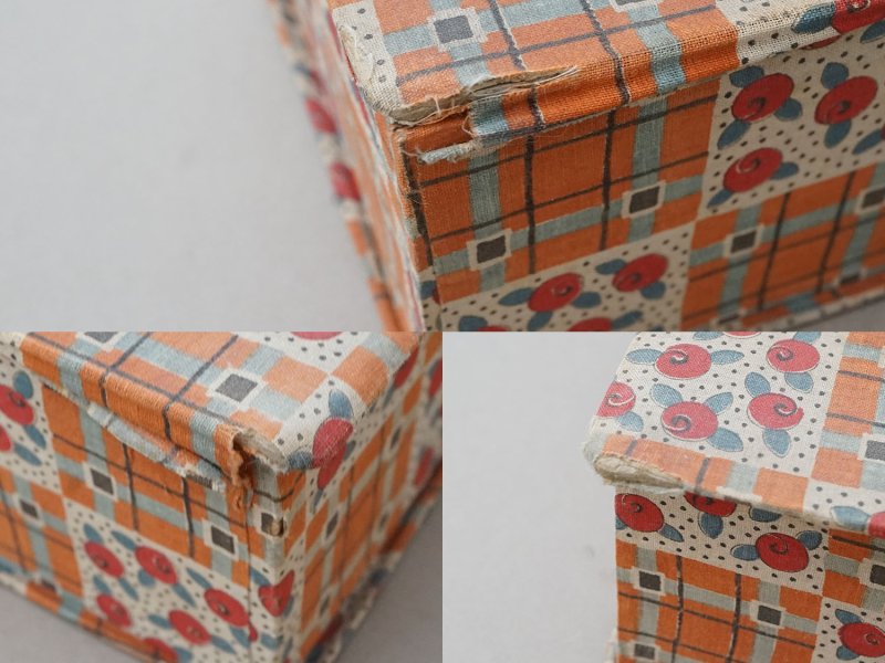 画像7: ＊蚤の市セット＊アンティーク  カルトナージュボックス 2点セット