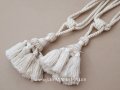 ＊蚤の市セット＊ 1900年頃 アンティーク タッセル 2点セット オフホワイト