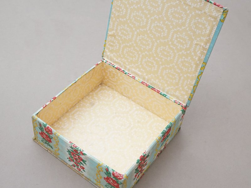 画像3: ＊蚤の市セット＊アンティーク  カルトナージュボックス 2点セット