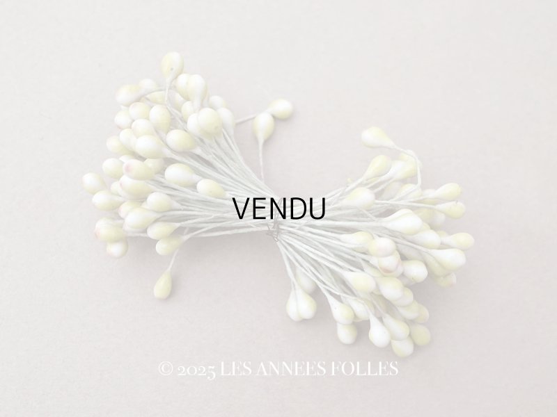 画像1: アンティーク 花芯  ペップ サーモンピンク＆グリーン