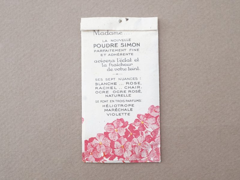 画像3: アンティーク パウダーサシェ 蝶々＆紫陽花 - POUDRE SIMON PARIS -