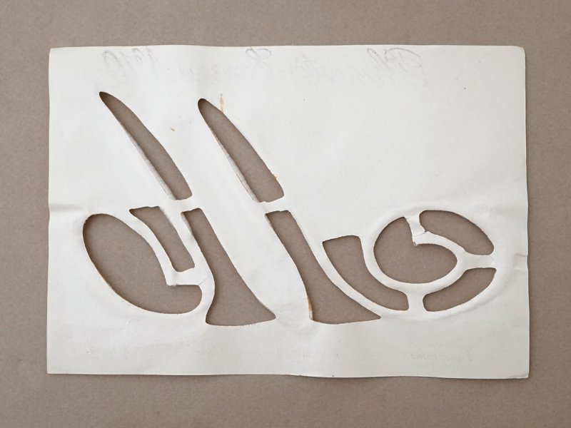 画像6:  アンティーク  モノグラムシート イニシャル モノグラム 【M】 N10  PLUMETIS EXPRESS