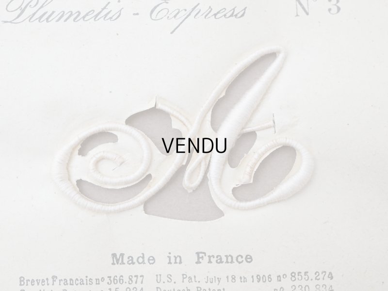 画像2:  アンティーク  イニシャル モノグラム 【A】 N3