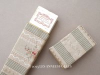 19世紀末 アンティーク　メゾン【 DUVELLEROY（デュヴェルロワ）】 のエヴァンタイユ（扇)のシルクボックス 花模様