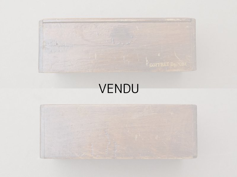 画像5: アンティーク ボンマルシェのエパングルケース 木箱 - AU BON MARCHE -