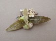 画像14: アンティーク 小さな布花 薔薇＆勿忘草 ドール用