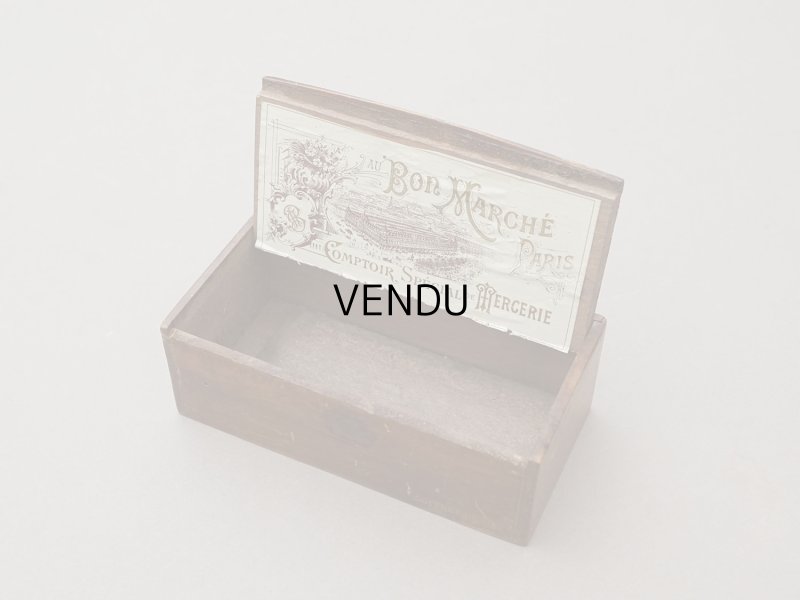 画像6: アンティーク ボンマルシェのエパングルケース 木箱 - AU BON MARCHE -