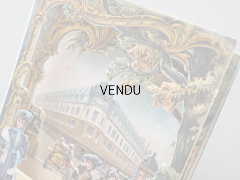 画像5: アンティーク ボンマルシェ 立体 クロモ ボンマルシェ百貨店 AU BON MARCHE VUE PRISE RUE DE SEVRES - AU BON MARCHE PARIS -