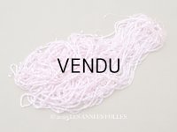 アンティーク ガラス製 サティネビーズ ライラックピンク 41g 1cm=4粒