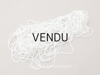 アンティーク ガラス製 サティネビーズ オフホワイト 21g 1cm=9粒