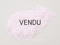 アンティーク ガラス製 サティネビーズ ベビーピンク 78g 1cm=4.5粒