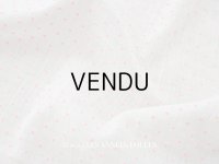 アンティーク ピンクの小さなドット刺繍入り コットンオーガンジー 105×110cm ファブリック 生地