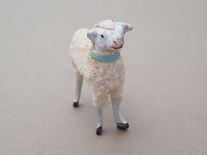 画像6: アンティーク クレッシュの羊 クリスマス ノエル