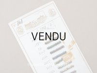 19世紀末 アンティーク  サンプラー ガラスビーズ - AS & JHJS -