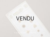 19世紀末 アンティーク  サンプラー メタルパーツ - AS & JHJS -