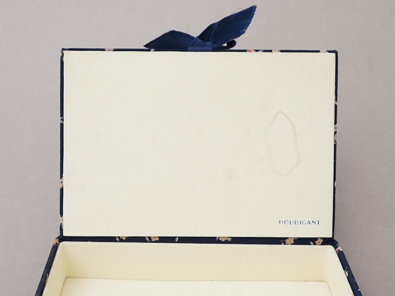 画像9: アンティーク パフュームボックス 花模様のカルトナージュボックス - HOUBIGANT PARIS -