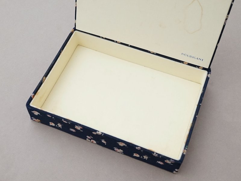 画像10: アンティーク パフュームボックス 花模様のカルトナージュボックス - HOUBIGANT PARIS -
