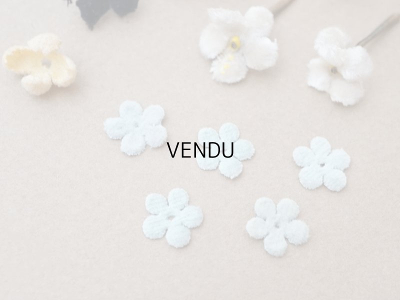 画像2: ＊蚤の市セット＊ アンティーク 小さな布花のセット 